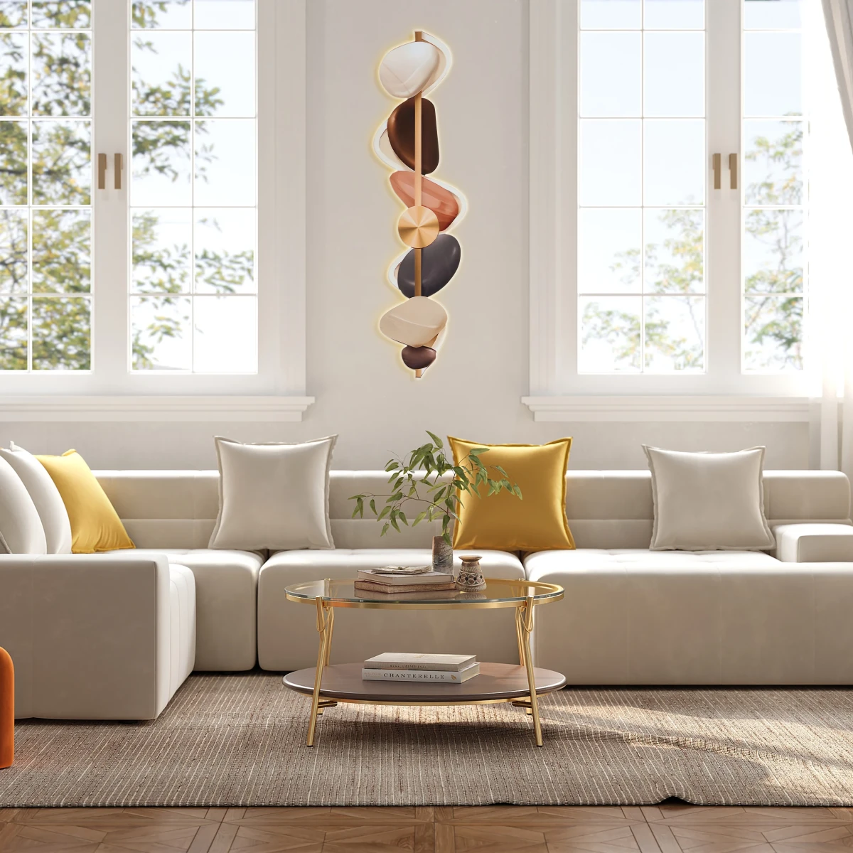 Desenli Akrilik Duvar Aksanı