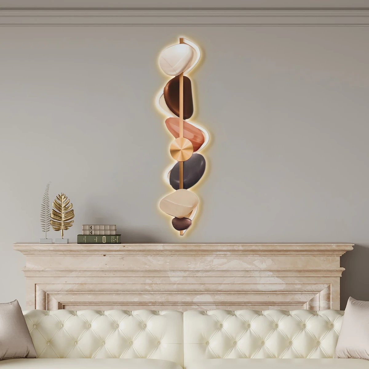 Desenli Akrilik Duvar Aksanı