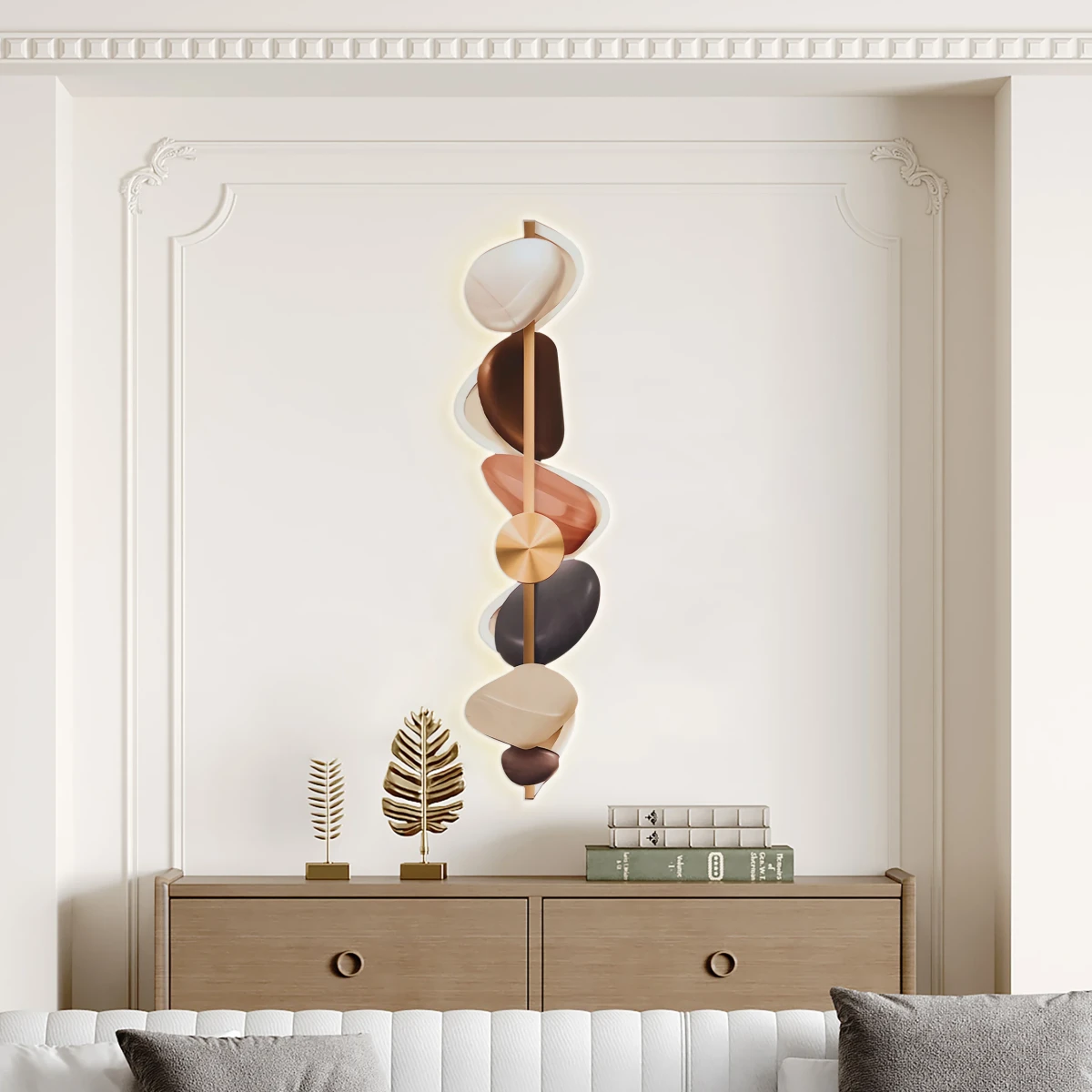 Desenli Akrilik Duvar Aksanı