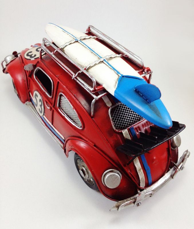 Resim Çerçeveli Metal Vosvos Araba Kumbara