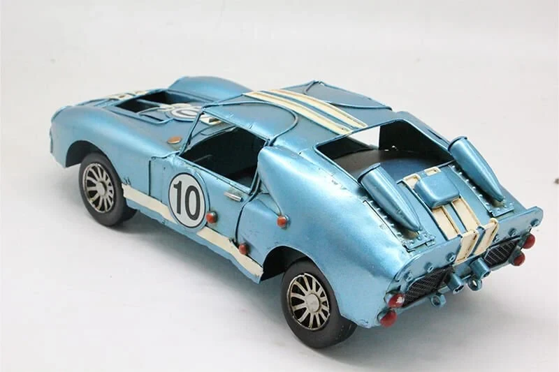 Dekoratif Metal Yarış Arabası